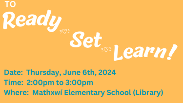 Ready, Set, Learn!