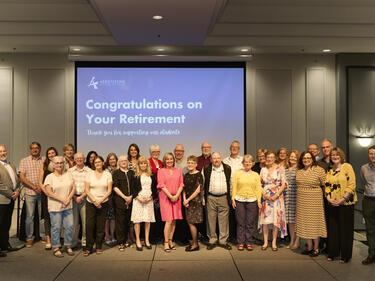 Group photo of 2024 Retirees